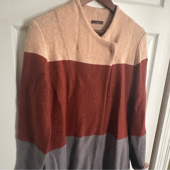 Cullen Wool Blend Cardigan Sweater Women’s Small striped fisherman aesthetic - Picture 2 of 10